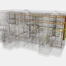 Naturresort Schindelbruch: Bettenhaus III 3D-Planung
